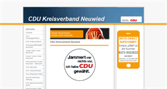 Desktop Screenshot of cdu-kreis-neuwied.de
