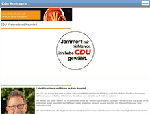 Tablet Screenshot of cdu-kreis-neuwied.de